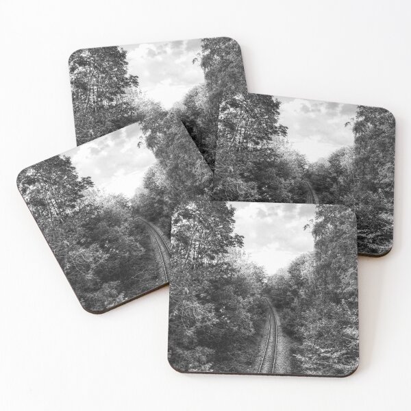 Item preview, Skipton, Airedale Line Railway Through Dense Forest designed and sold by Paul Thompson Photography.