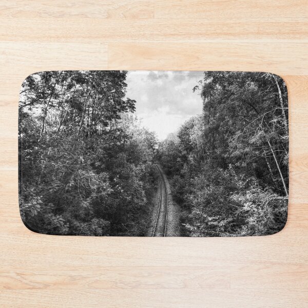 Item preview, Skipton, Airedale Line Railway Through Dense Forest designed and sold by Paul Thompson Photography.