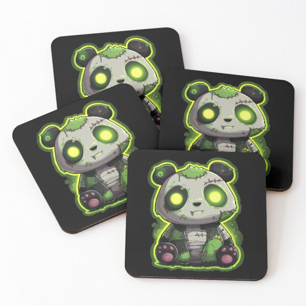 Item preview, Halloween Zombie Panda Design – Cute Scary Cartoon Bear designed and sold by Meiersbeste.