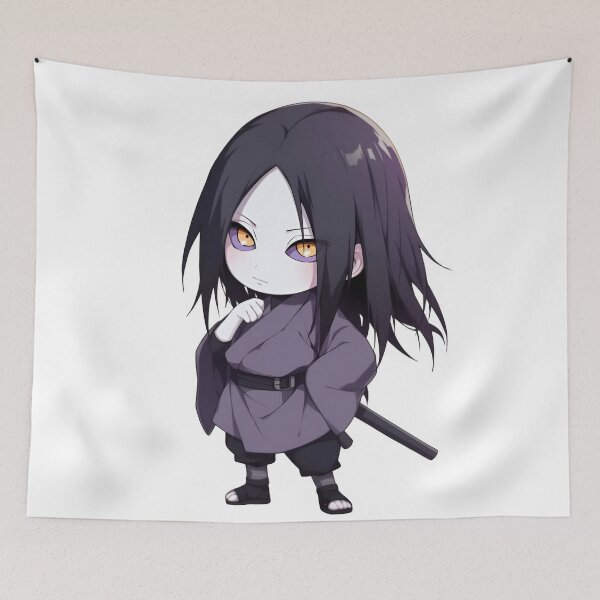 Item preview, Chibi Dark Ninja – Cute Anime Warrior designed and sold by Dyan4.