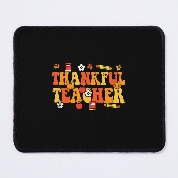 Item preview, Thankful Teacher Retro Groovy Thanksgiving Fall 	 	 		 designed and sold by smtbnjgjgg70.