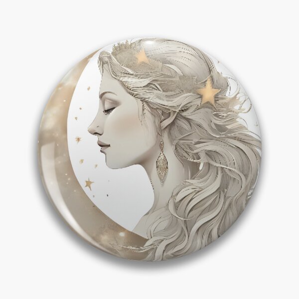 Item preview, Celestial Moon Goddess designed and sold by EchosAndInk.