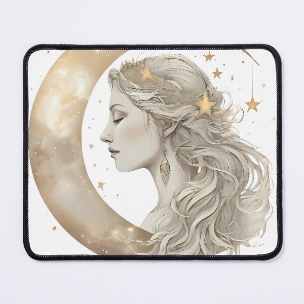 Item preview, Celestial Moon Goddess designed and sold by EchosAndInk.