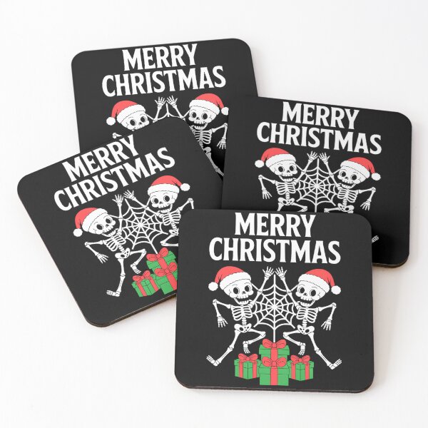 Item preview, Merry Christmas Dancing Cute Skeleton Funny Xmas designed and sold by LunaCrazeArt.