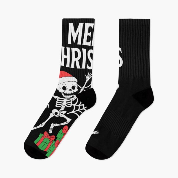 Item preview, Merry Christmas Dancing Cute Skeleton Funny Xmas designed and sold by LunaCrazeArt.