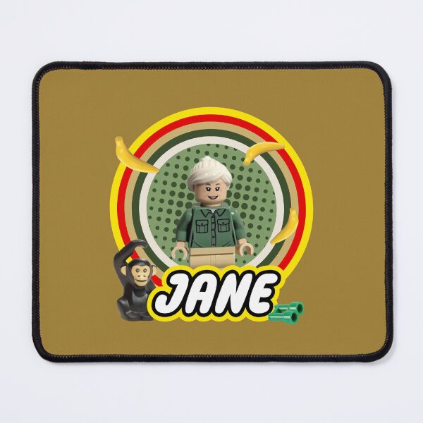 Item preview, Brick Tribute to Jane Goodall and Chimp - Stickerpack designed and sold by YonderAndBeyond.