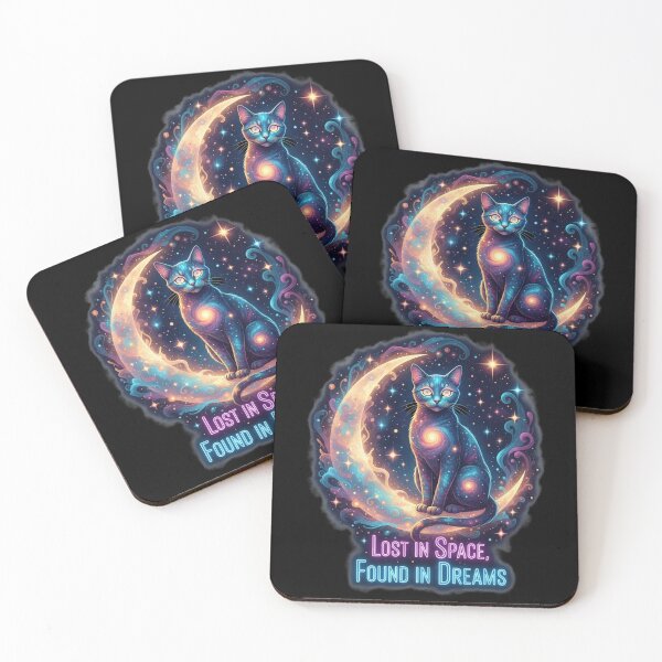 Item preview, Cosmic Dream Cat – Lost in Space, Found in Dreams designed and sold by Loo Loo.