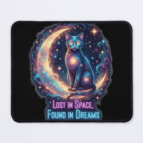 Item preview, Cosmic Dream Cat – Lost in Space, Found in Dreams designed and sold by Loo Loo.