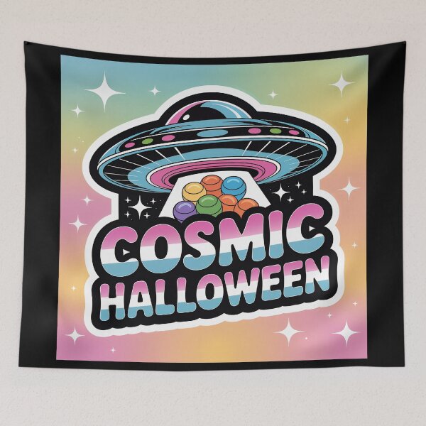 Item preview, Disco UFO Beaming Candy • Cosmic Halloween  designed and sold by Blok45.