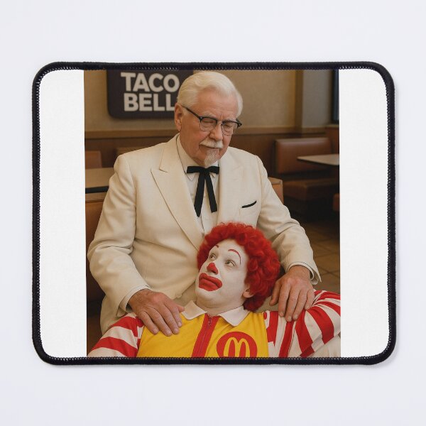 Item preview, Mcdonald KFC burger king wendy's taco bell birthday funny prank meme gift weird designed and sold by CheeseBlueprint.