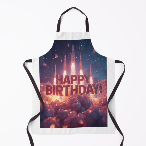 Item preview, Happy Birthday Card with rockets. designed and sold by DesignAFind.