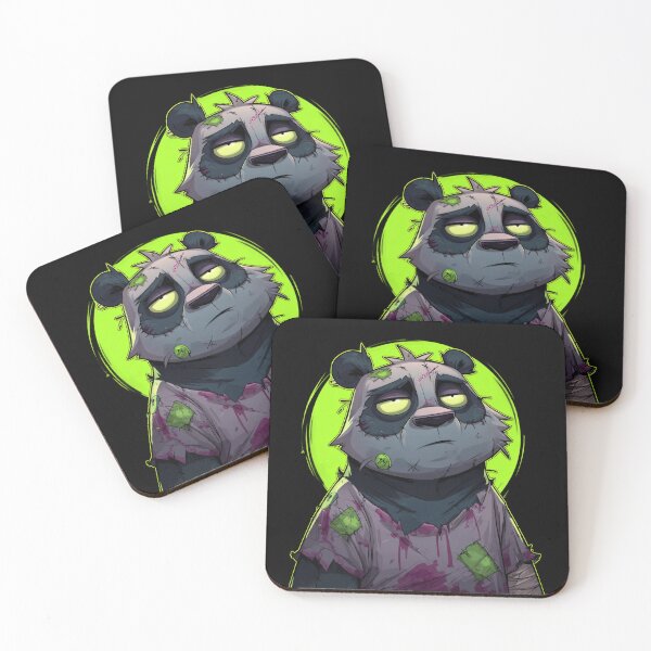 Item preview, Zombie Panda Design – Scary Halloween Bear with Horror Look designed and sold by Meiersbeste.