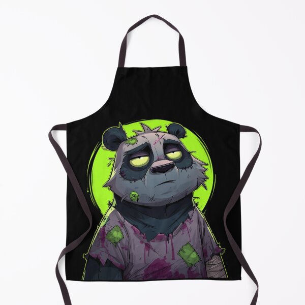 Item preview, Zombie Panda Design – Scary Halloween Bear with Horror Look designed and sold by Meiersbeste.