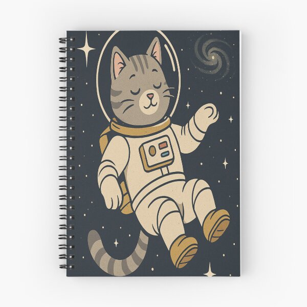 Aperçu de l'œuvre Art de l'astronaute du chat cosmique créée et vendue par ForgeBogdan.