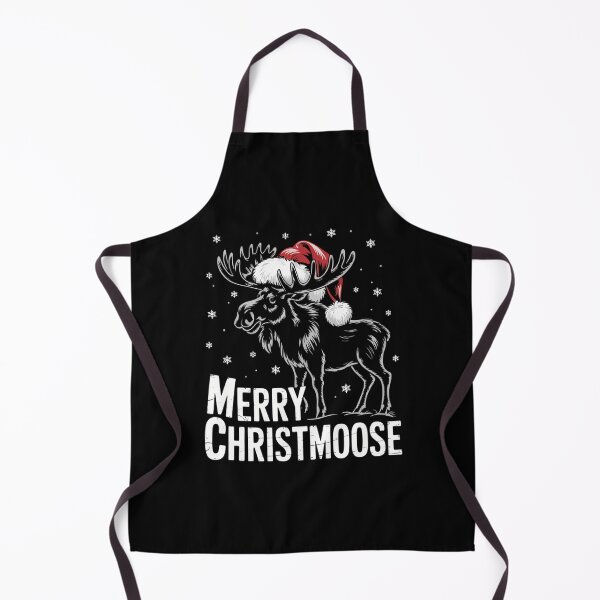 Item preview, Merry Santa Funny Christmas Moose designed and sold by LunaCrazeArt.
