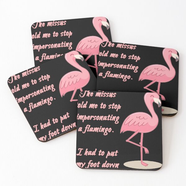 Item preview, Flamingo joke designed and sold by halibutgoatramb.