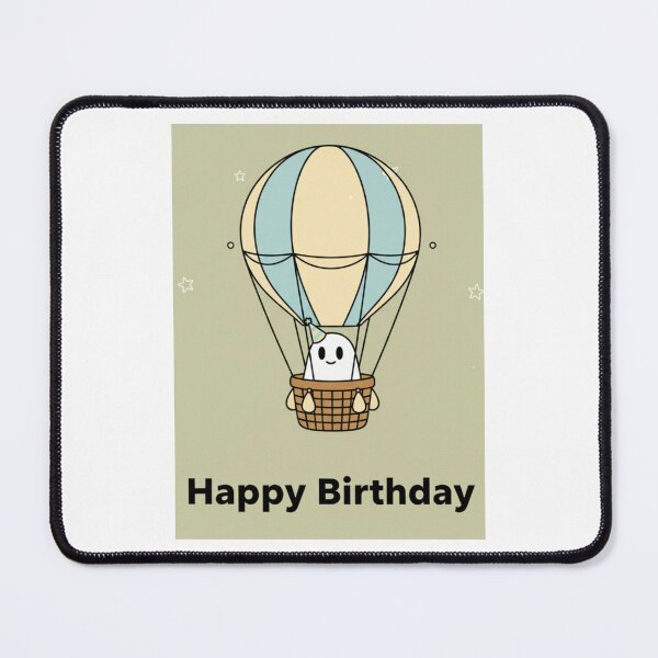 Item preview, Hot air balloon birthday boo ghost halloween christmas spooky pumpkin autumn cute funny designed and sold by CheeseBlueprint.