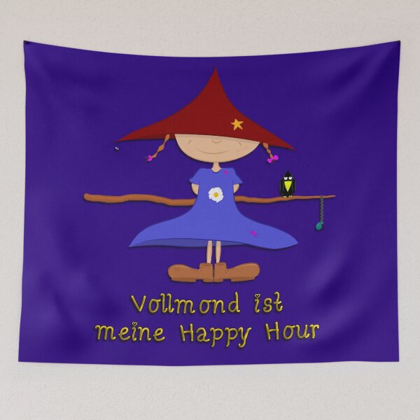 Item preview, Full moon is my happy hour designed and sold by KD das Lama.