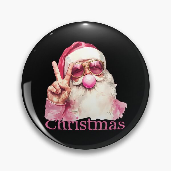 Item preview, Cute Retro Santa Christmas Blowing Bubble Gum Vintage Girly designed and sold by viannkemarad.