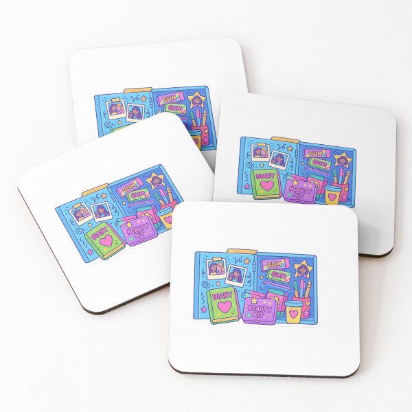 Item preview, Maximalist back to school illustration with colorful supplies and decorations, AI generated designed and sold by dvoevnore.
