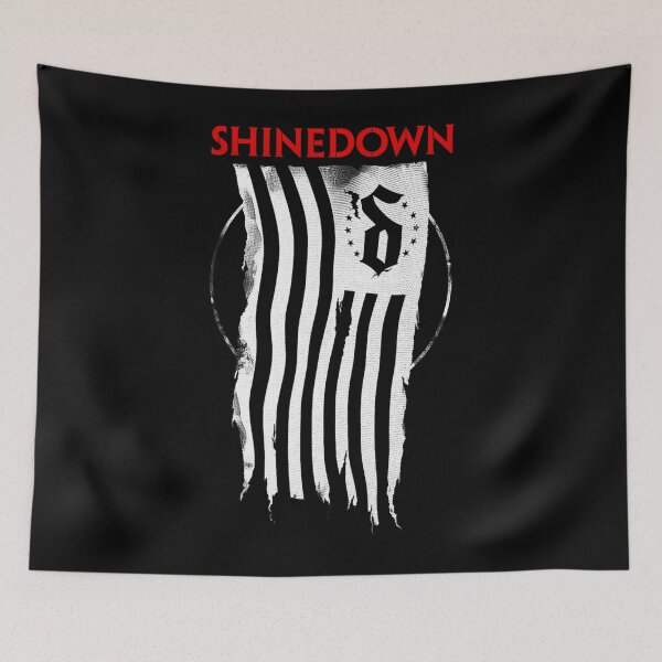 Item preview, Shinedown Shredded Flag 		 designed and sold by rdhjrbgiujr39.