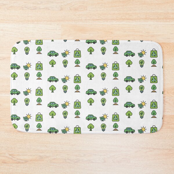 Item preview, Eco icon sets with symbols for sustainability and green technology, AI generated designed and sold by dvoevnore.