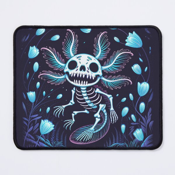 Item preview, Axolotl Skeleton • Dia de Muertos Art designed and sold by Blok45.