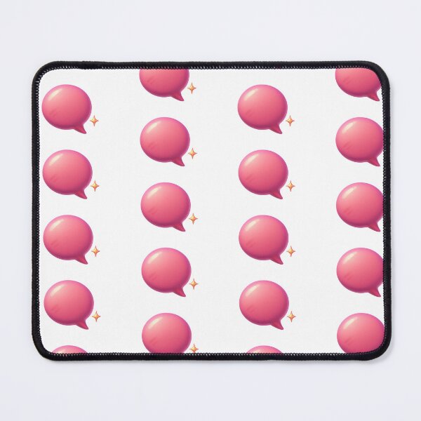Item preview, Isolated pink speech bubble with star accent on transparent background, AI generated designed and sold by dvoevnore.