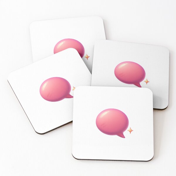 Item preview, Isolated pink speech bubble with star accent on transparent background, AI generated designed and sold by dvoevnore.