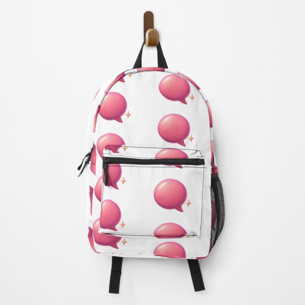 Item preview, Isolated pink speech bubble with star accent on transparent background, AI generated designed and sold by dvoevnore.