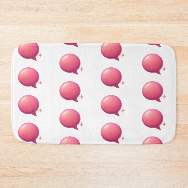 Item preview, Isolated pink speech bubble with star accent on transparent background, AI generated designed and sold by dvoevnore.