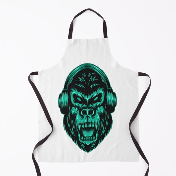 Item preview, cool gorilla with headphone designed and sold by sager4ever.