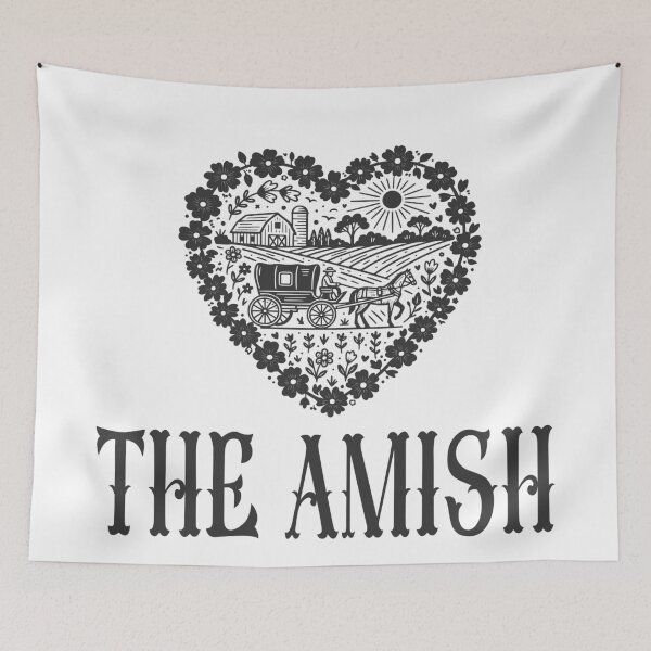 Item preview, I Love The Amish Funny Retro Graphic designed and sold by Colorfulman.