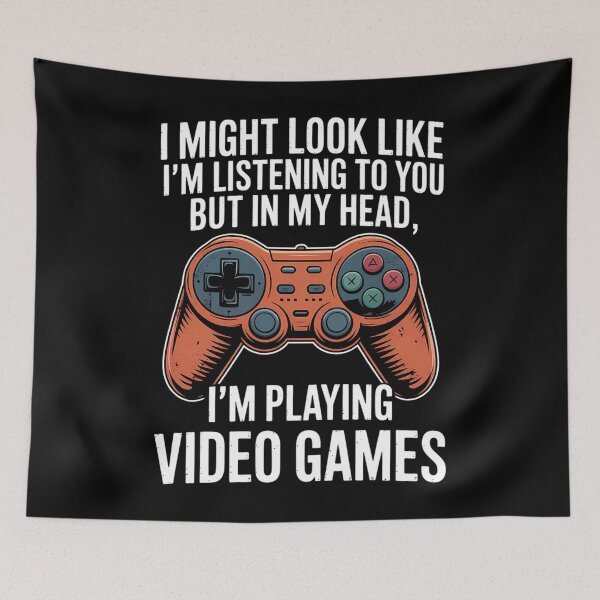 Item preview, Playing Video Games Gamer designed and sold by Turbotine.