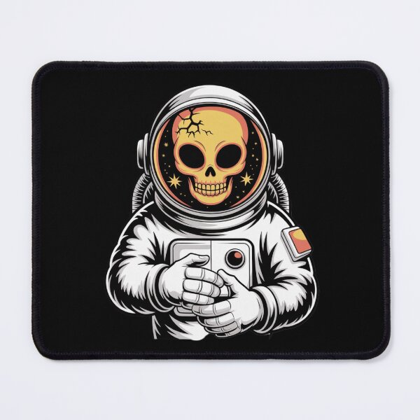 Item preview, Astronaut Handshaking Skeleton Alien – Halloween Neon Space Design designed and sold by ColorSplash123.