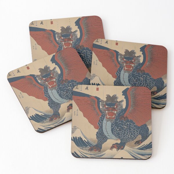 Item preview, The Great Kaiju Wave designed and sold by Vandy Fullam.