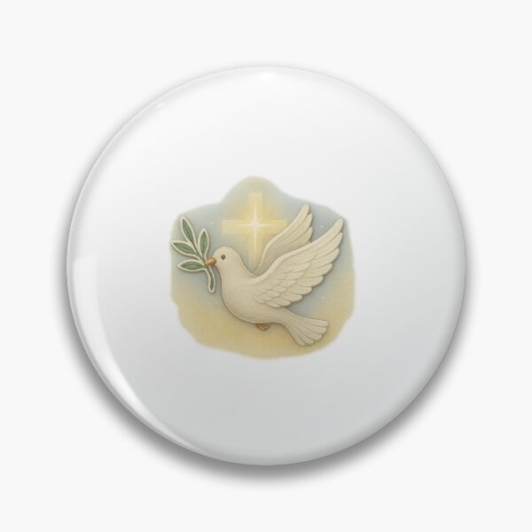 Item preview, Dove with olive branch and cross symbolizing peace. Isolated png, religion theme, AI generated designed and sold by dvoevnore.