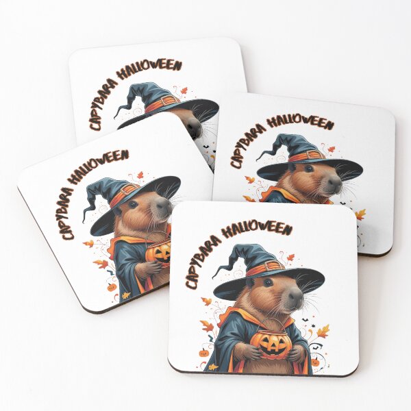 Item preview, Cute Witch Capybara Halloween designed and sold by Digitalka.