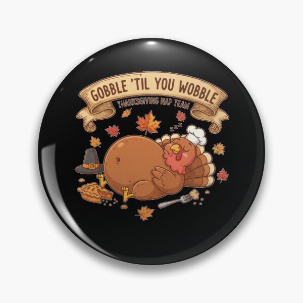 Item preview, Thanksgiving "Gobble 'Til You Wobble"  designed and sold by designwiss.