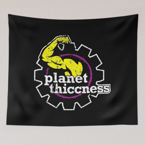 Item preview, Planet Thiccness Gym Thickness Funny Joke Workout Lover 		 designed and sold by gadjmodcpe28.