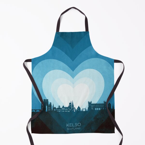 Item preview, Kelso Scotland Skyline Hearts Blue designed and sold by ArtPrints.