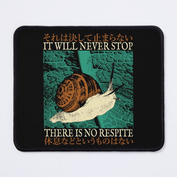 Item preview, It Will Never Stop Snail designed and sold by VintageMedatsu.