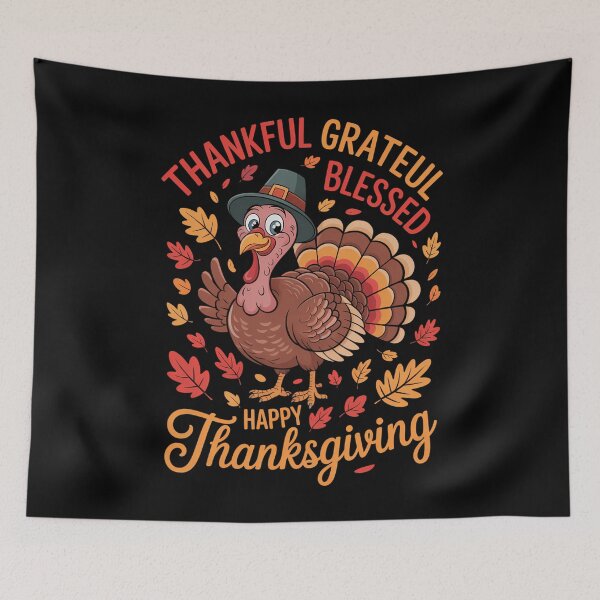 Item preview, Thankful Thanksgiving Turkey designed and sold by Turbotine.