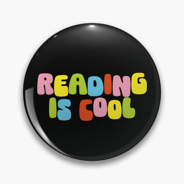 Item preview, Reading is cool groovy colorful words retro bookworm funky style vibes designed and sold by HumansStuck12.