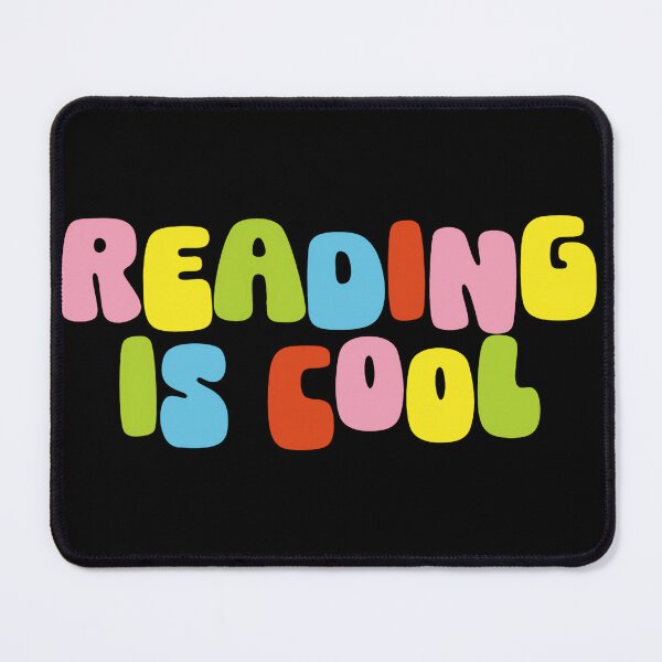 Item preview, Reading is cool groovy colorful words retro bookworm funky style vibes designed and sold by HumansStuck12.