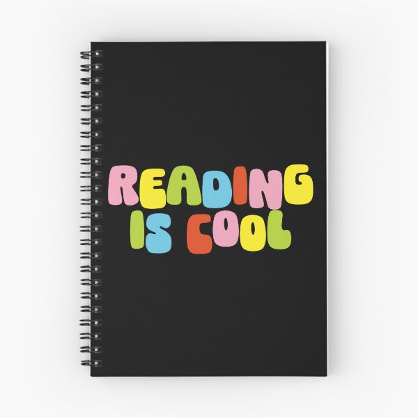 Item preview, Reading is cool groovy colorful words retro bookworm funky style vibes designed and sold by HumansStuck12.