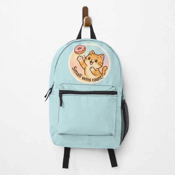 Item preview, Small Wins Count Cat Sticker designed and sold by Yuliya Brush.