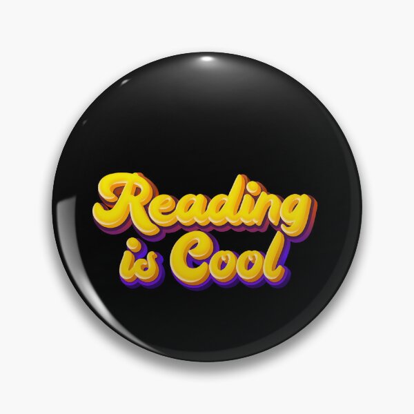 Item preview, Reading is cool shiny 3d motivational sayings smart bookworm vibes everyday learning designed and sold by HumansStuck12.