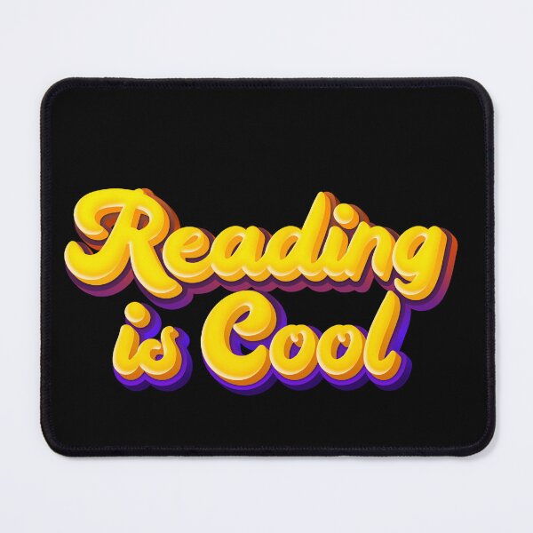 Item preview, Reading is cool shiny 3d motivational sayings smart bookworm vibes everyday learning designed and sold by HumansStuck12.