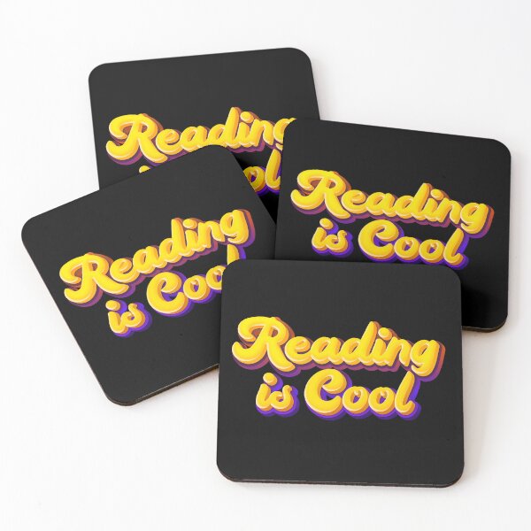 Item preview, Reading is cool shiny 3d motivational sayings smart bookworm vibes everyday learning designed and sold by HumansStuck12.